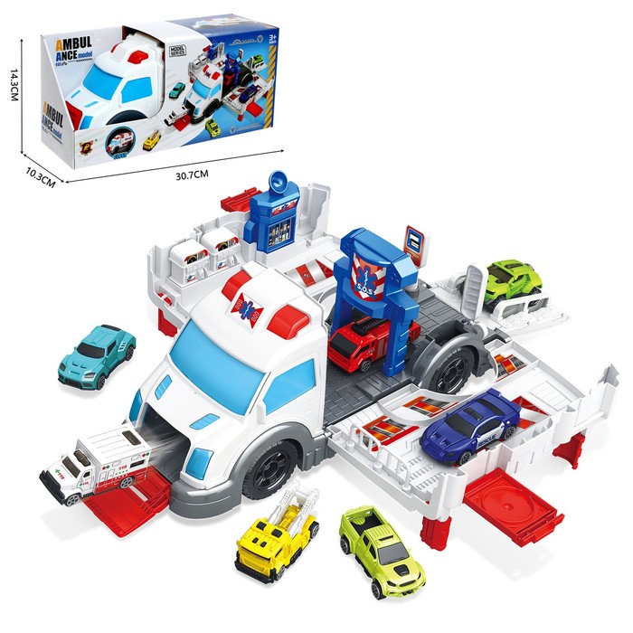 

Парковка Скорая, трансформация, подвижные детали