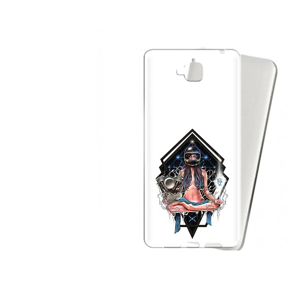 

Чехол MyPads Tocco для Huawei Enjoy 5 красивая девушка в шлеме (PT24942.37.406), Прозрачный, Tocco