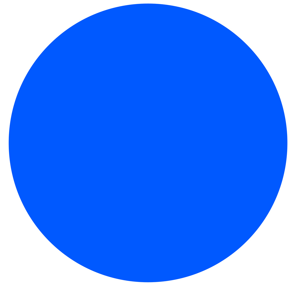 Оргстекло флуоресцентное синее 3 мм, круг 27 см, 1 штука