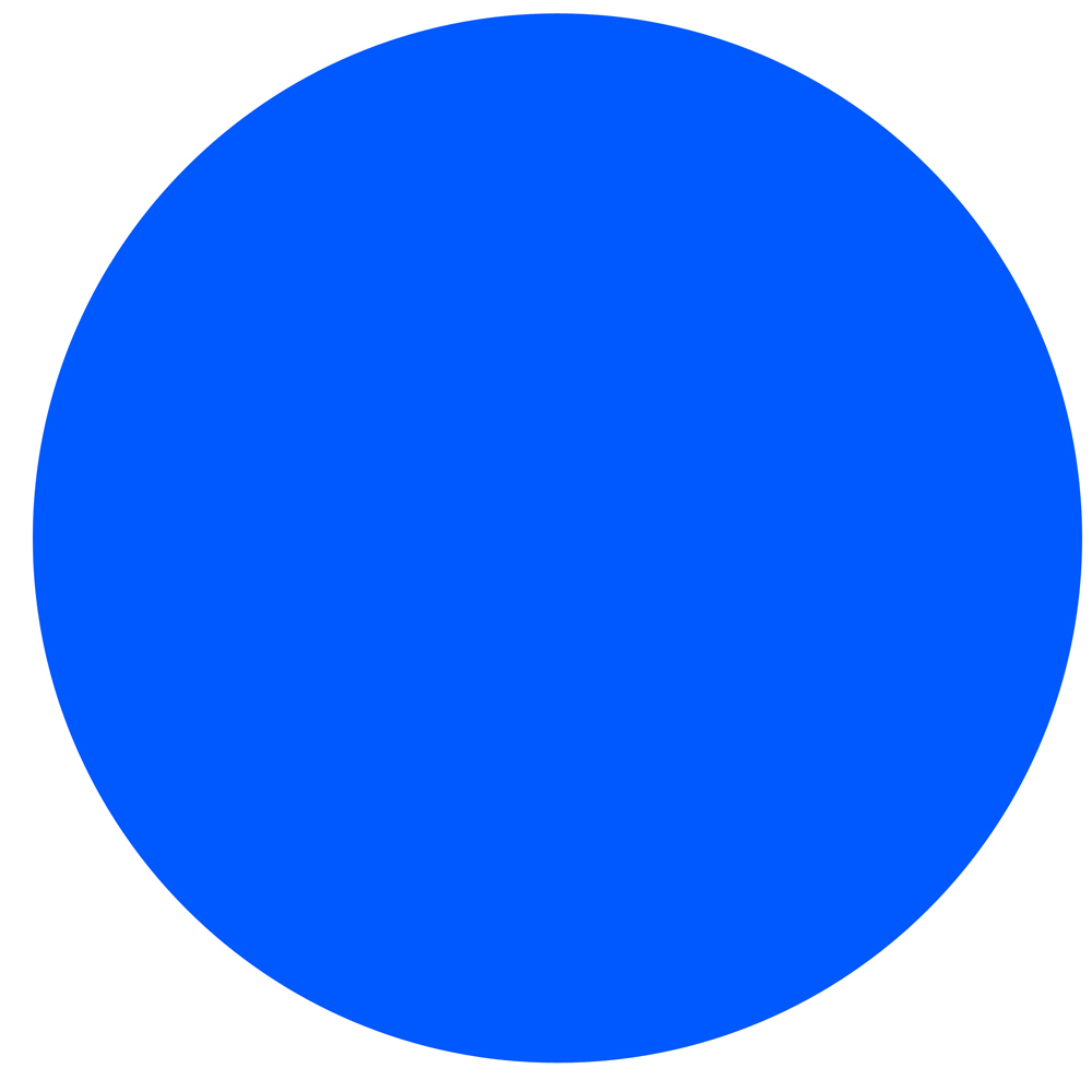 Оргстекло флуоресцентное синее 3 мм, круг 22 см, 1 штука