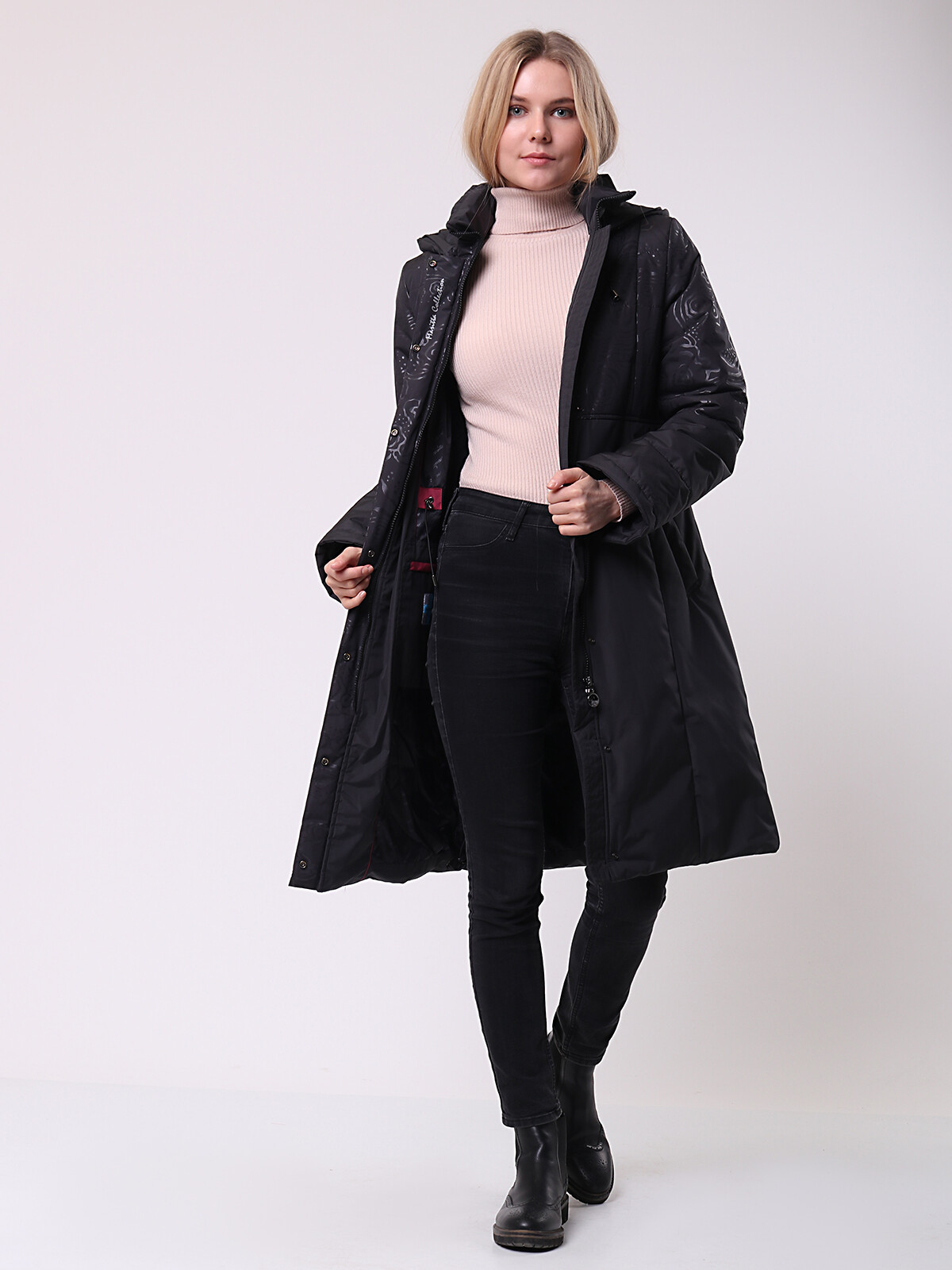 

Куртка женская Maritta 20-1014-11 черная 36 EU, 20-1014-11