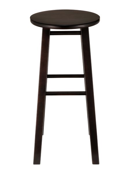 фото Табурет kett-up loft bar барный, 65см, деревянный, сиденье круглое, венге