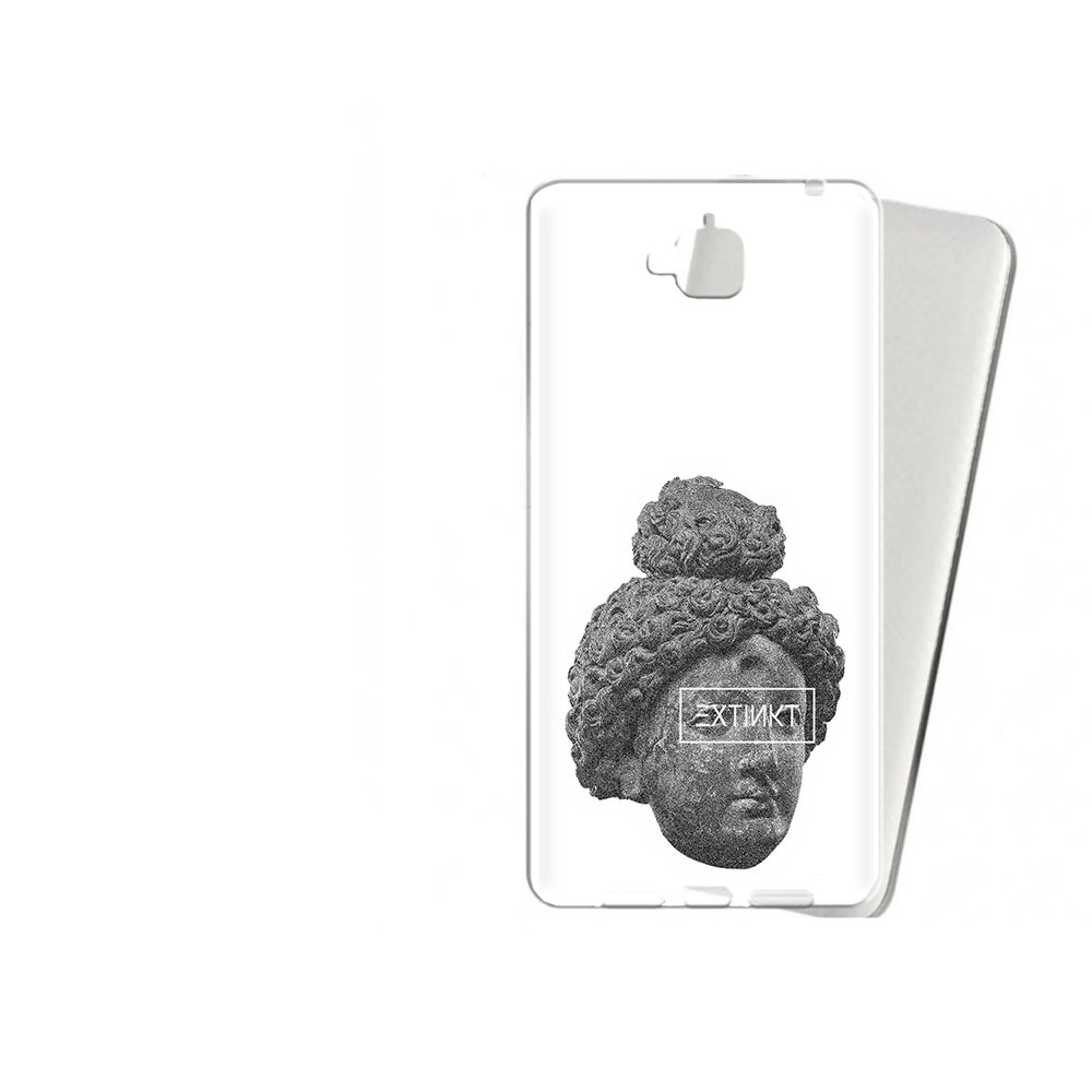 

Чехол MyPads Tocco для Huawei Enjoy 5 каменное лицо девушки (PT24942.37.383), Прозрачный, Tocco