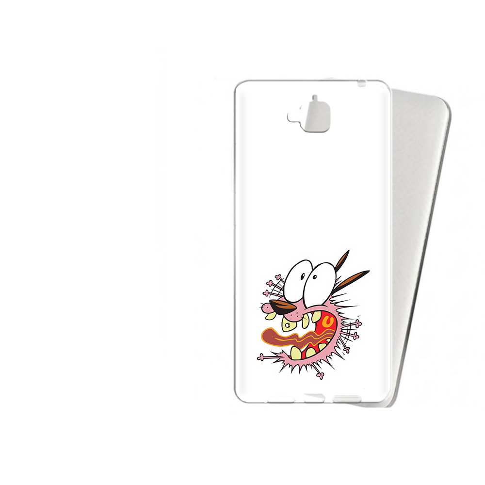 

Чехол MyPads Tocco для Huawei Enjoy 5 испуганный бобик (PT24942.37.381), Прозрачный, Tocco