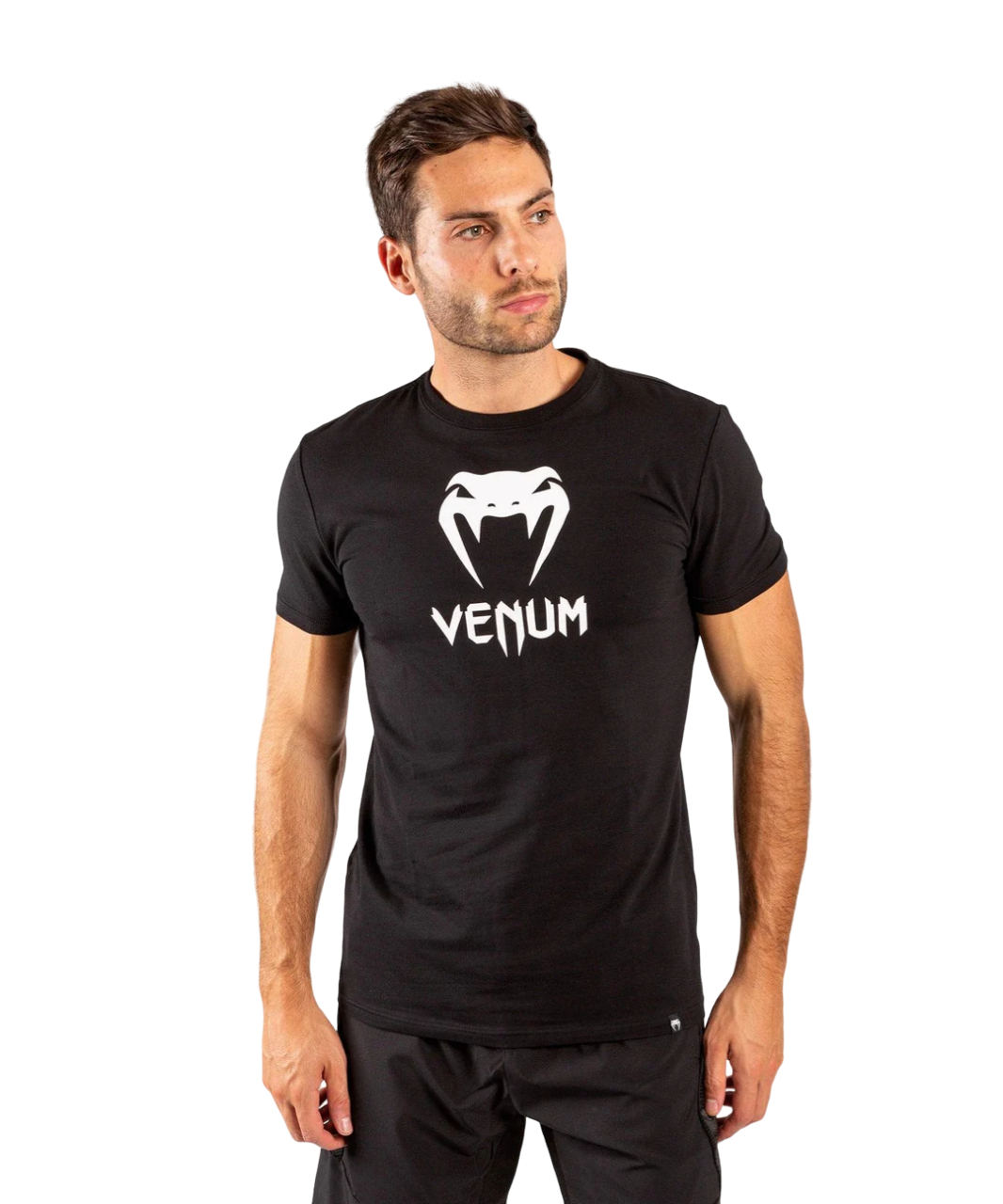 фото Мужская футболка venum venum-03526-001 черный l