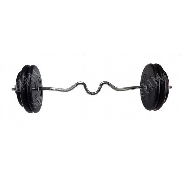 Штанга MB Barbell MB-BZ гриф ez-образный 120 см, 100 кг, 26 мм