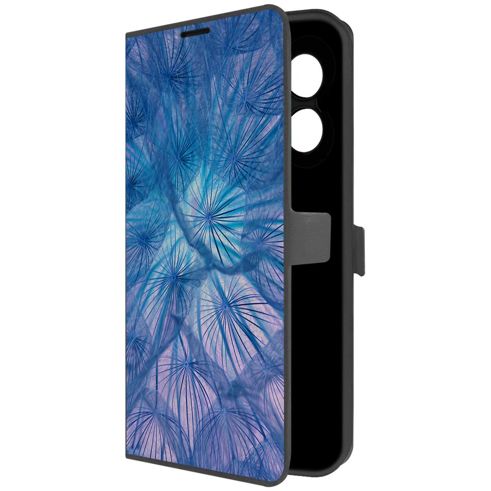 

Чехол-книжка Krutoff Eco Book для Oppo A18 Синий одуванчик (черный)
