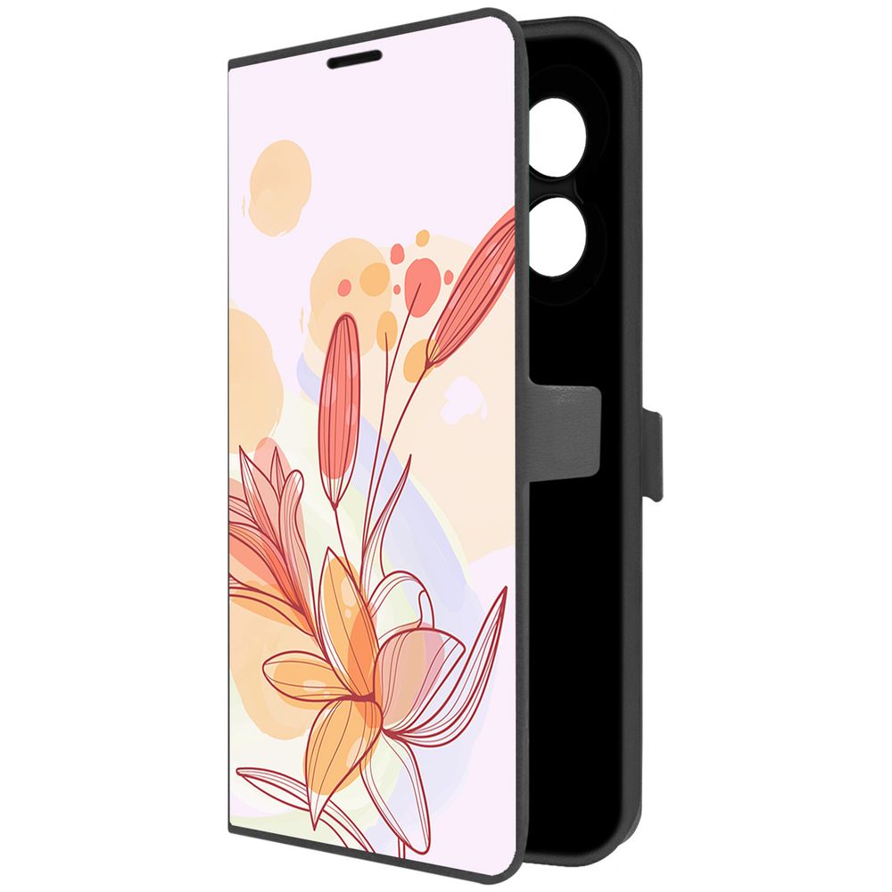 

Чехол-книжка Krutoff Eco Book для Oppo A18 Фантазия (черный)
