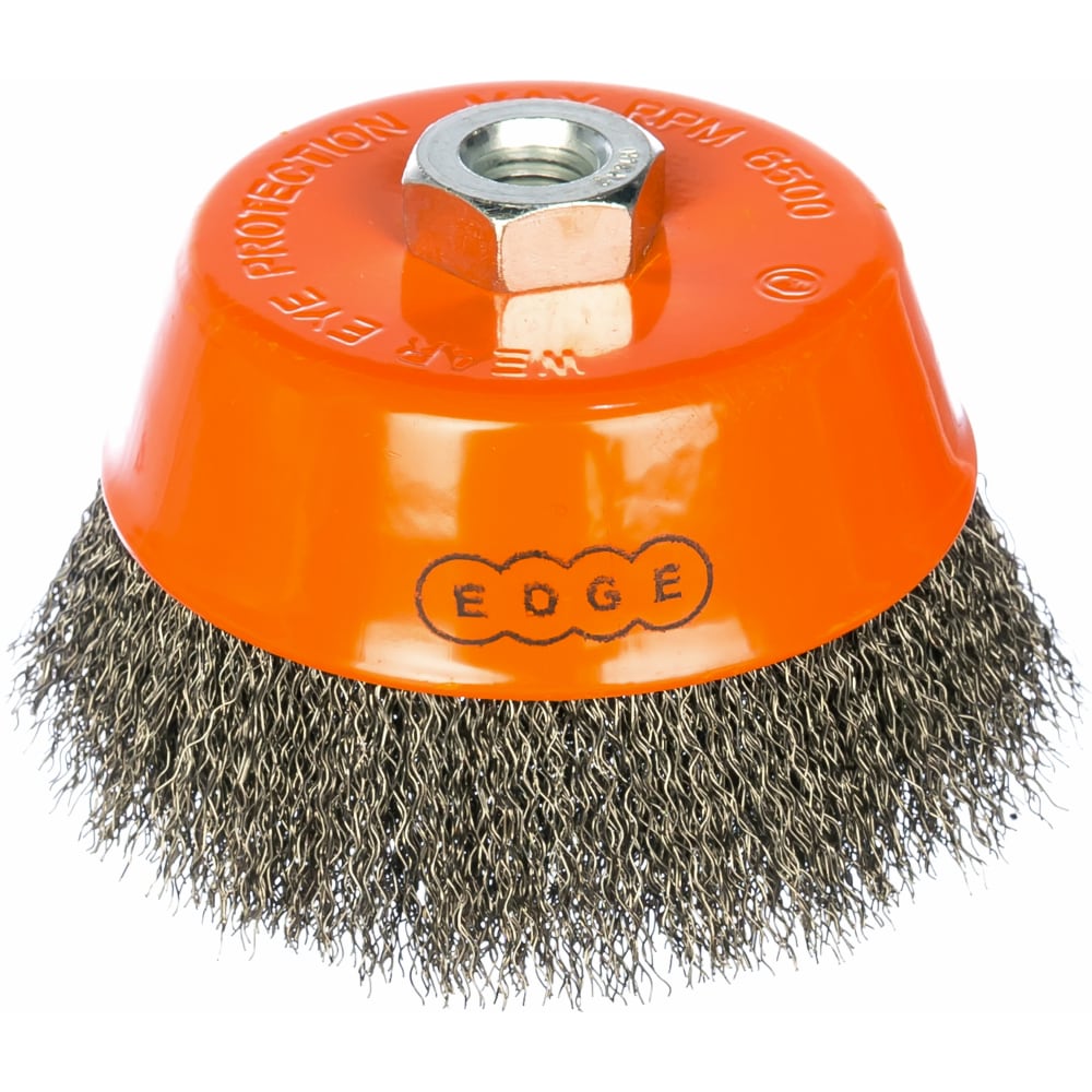 EDGE by PATRIOT Щетка чашеобразная 125ммХМ14 гофрированная проволока 813010004