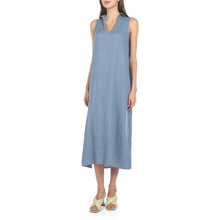 

Платье женское Maison David DRESS-2 голубое L, Голубой, DRESS-2