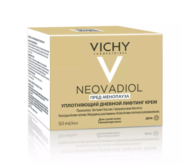 Лифтинг-крем VICHY Neovadiol пред-менопауза, для сухой кожи, дневной, уплотняющий, 50 мл уплотняющий сухой спрей thick dry finishing spray спрей 250мл