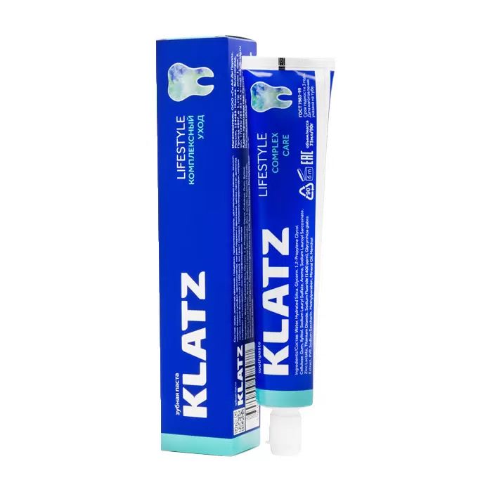 Зубная паста Klatz LIFESTYLE Комплексный уход 75 мл