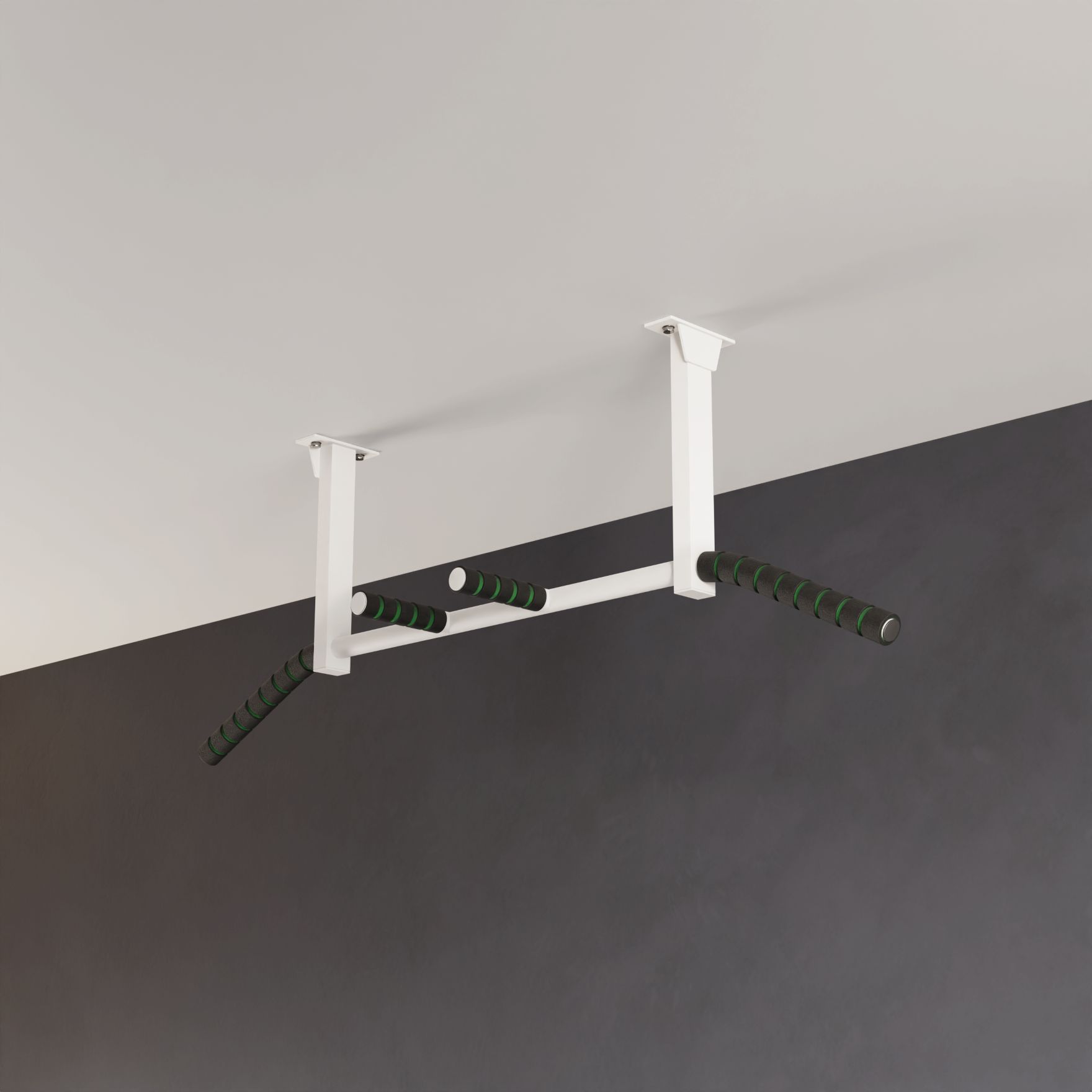 Турник МойТурник Потолочный 3 хвата 30 см белый