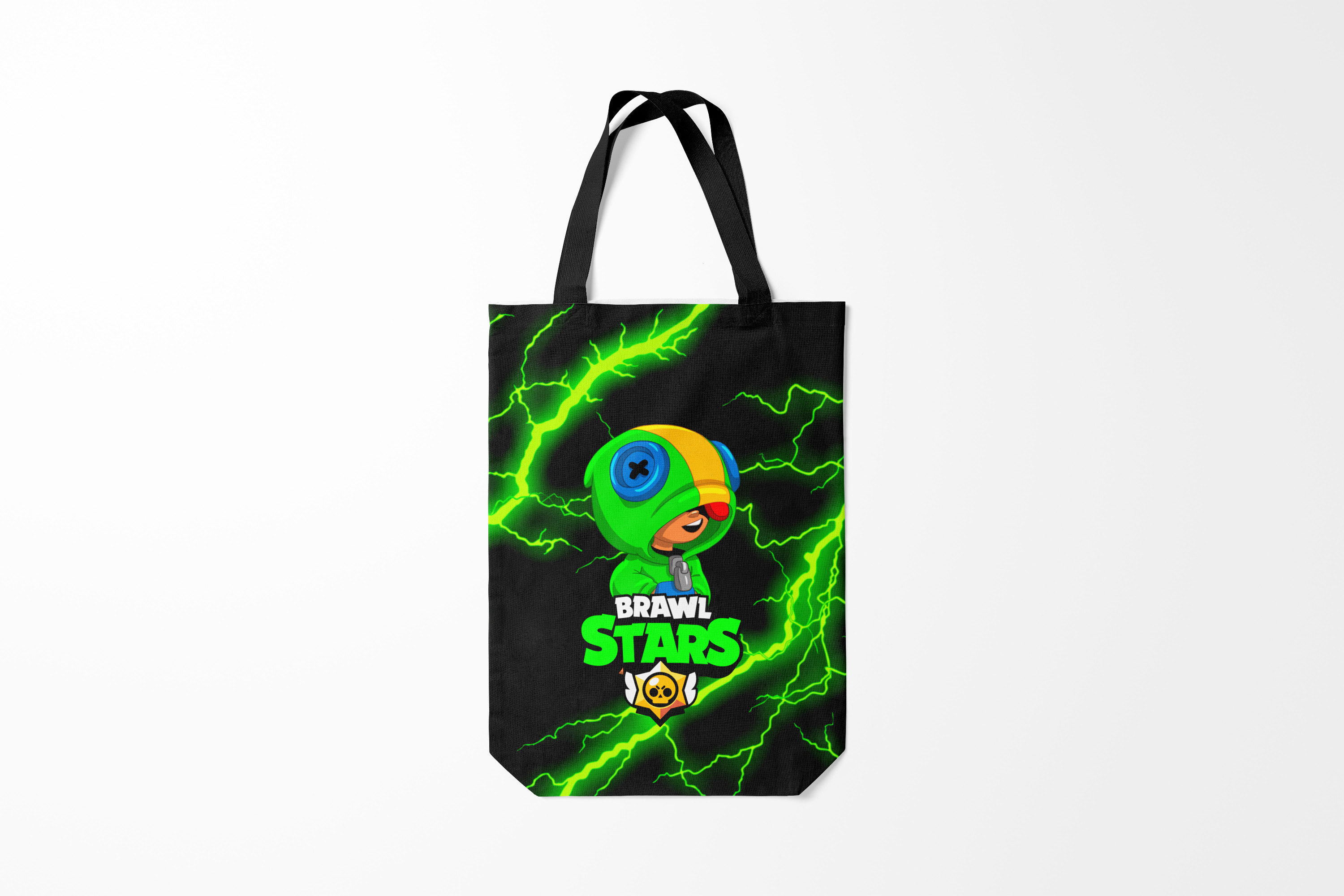 

Сумка шoппер унисекс Burnettie Brawl Stars LEON ЛЕОН, разноцветный, Brawl Stars LEON ЛЕОН