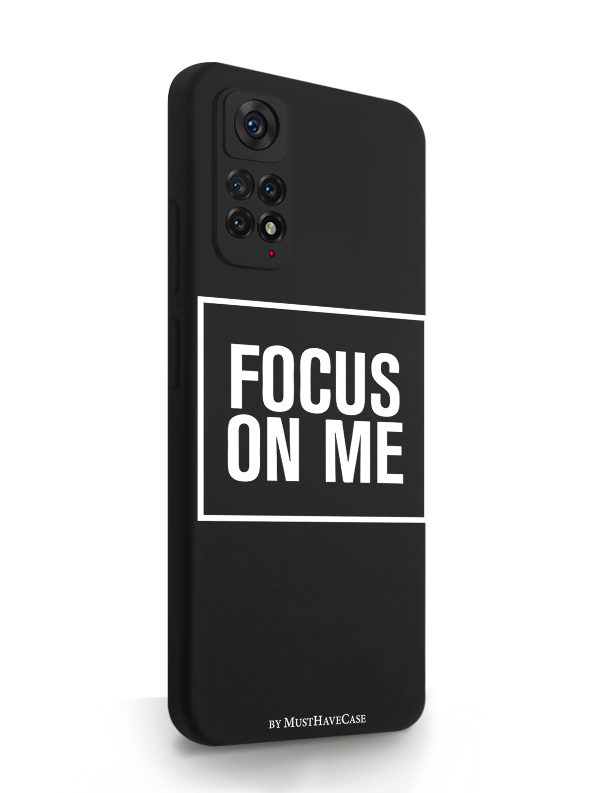 фото Чехол musthavecase для xiaomi redmi note 11 focus on me black