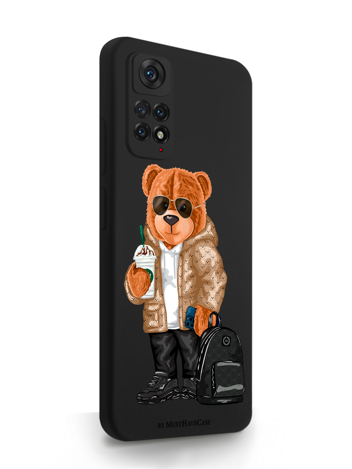 фото Чехол musthavecase для xiaomi redmi note 11 tony style в очках black