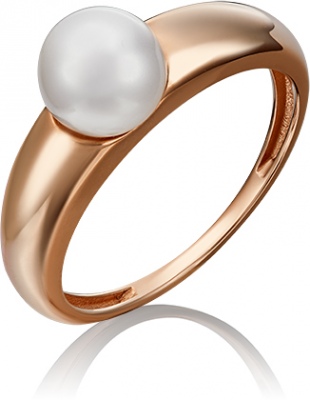 

Кольцо из золота р. 18 PLATINA jewelry 01-5284-00-301-1110-31, жемчуг культивированный, 01-5284-00-301-1110-31