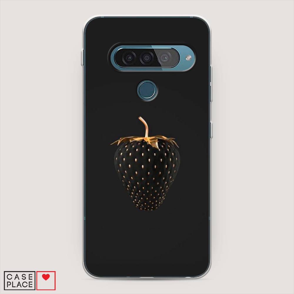 

Чехол Awog "Черно-золотая клубника" для LG G8s ThinQ, 84050-10