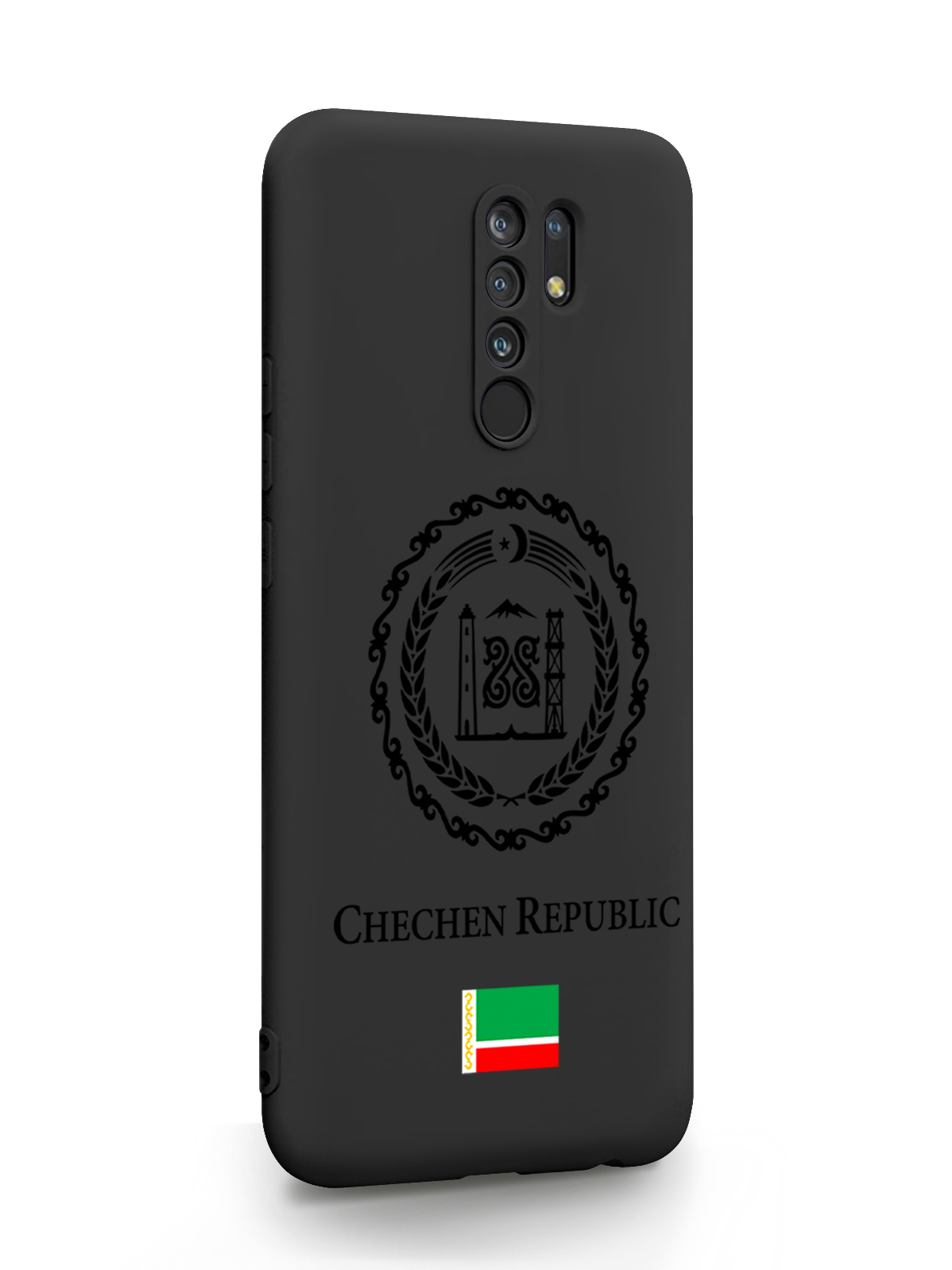 фото Чехол signumcase для xiaomi redmi 9 герб чечни black