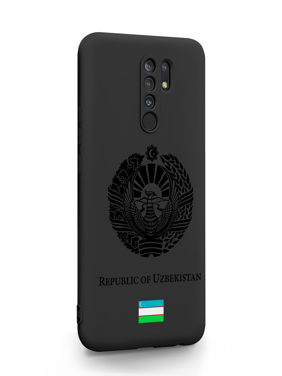 фото Чехол signumcase для xiaomi redmi 9 герб узбекистана black