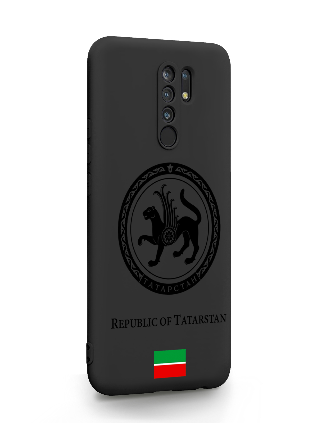 Чехол SignumCase для Xiaomi Redmi 9  Герб Татарстана Black