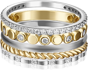 

Кольцо из золота с фианитом р. 17 PLATINA jewelry 13-0008-00-401-1121-48, 13-0008-00-401-1121-48