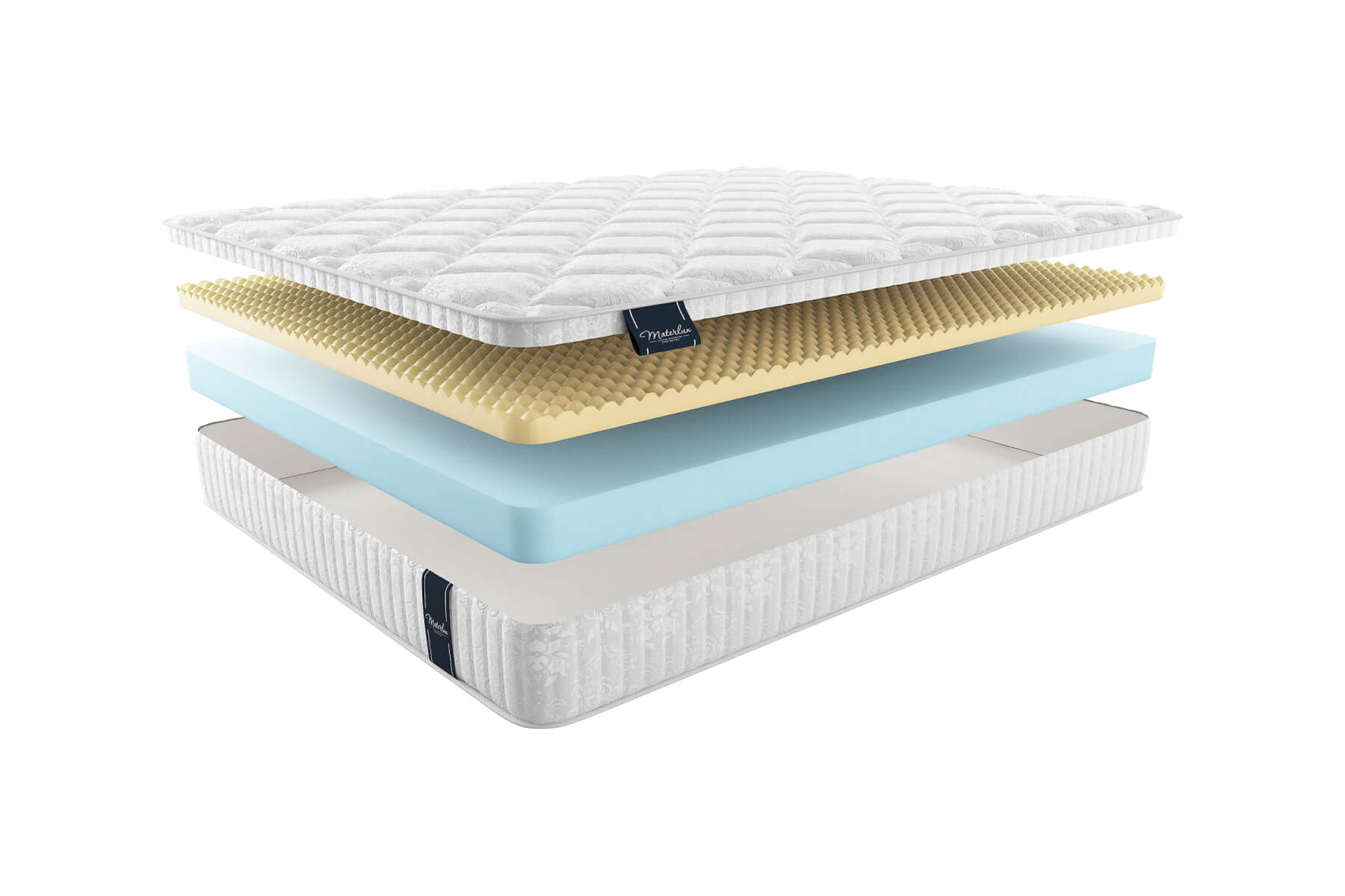 

Матрас MaterLux Matis 180X190, Белый, MATIS