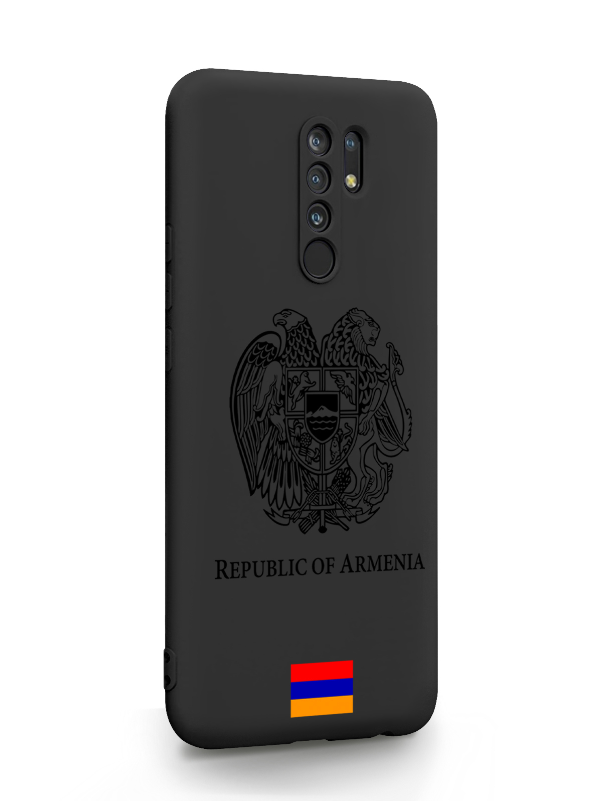 фото Чехол signumcase для xiaomi redmi 9 герб армении black