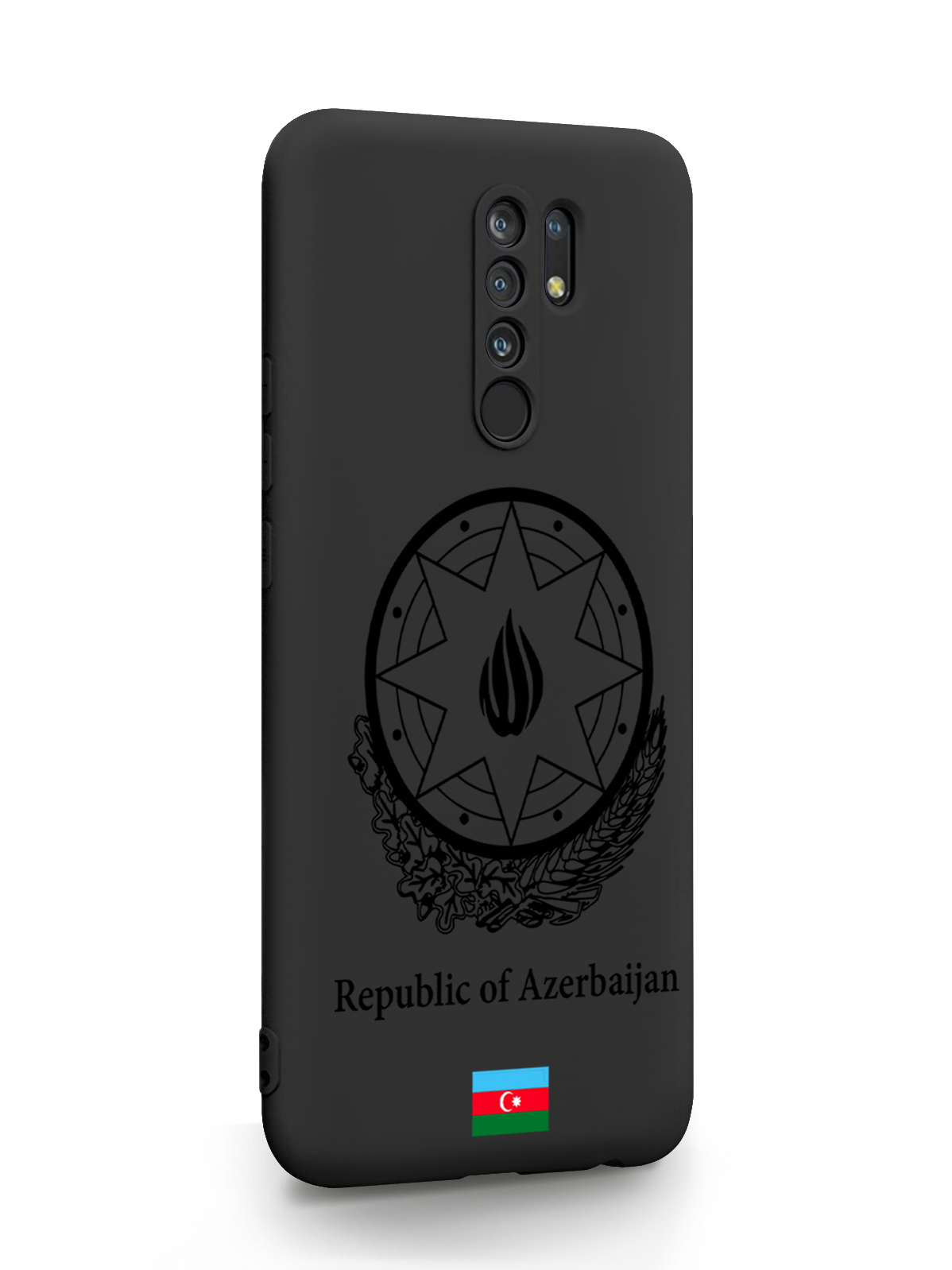 фото Чехол signumcase для xiaomi redmi 9 герб азербайджана black