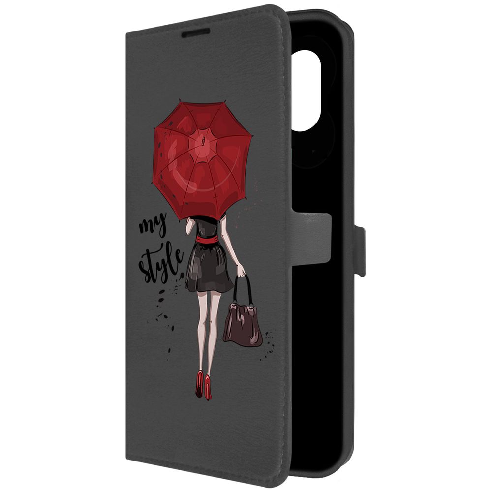 

Чехол-книжка Krutoff Eco Book для Samsung Galaxy M04 (M045) Мой стиль (черный)