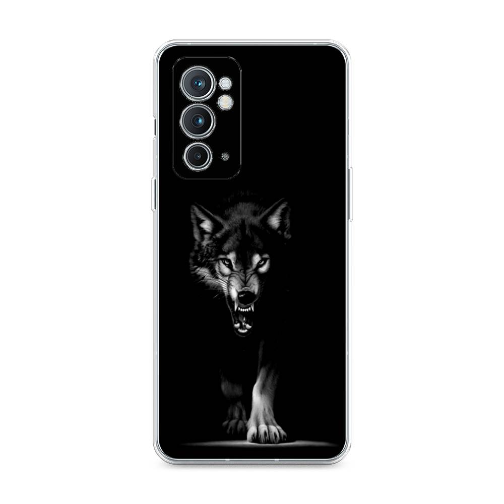 

Чехол Awog на OnePlus 9RT / ВанПлас 9RT "Волк выходит из ночи", Серый;черный;белый, 152050-1