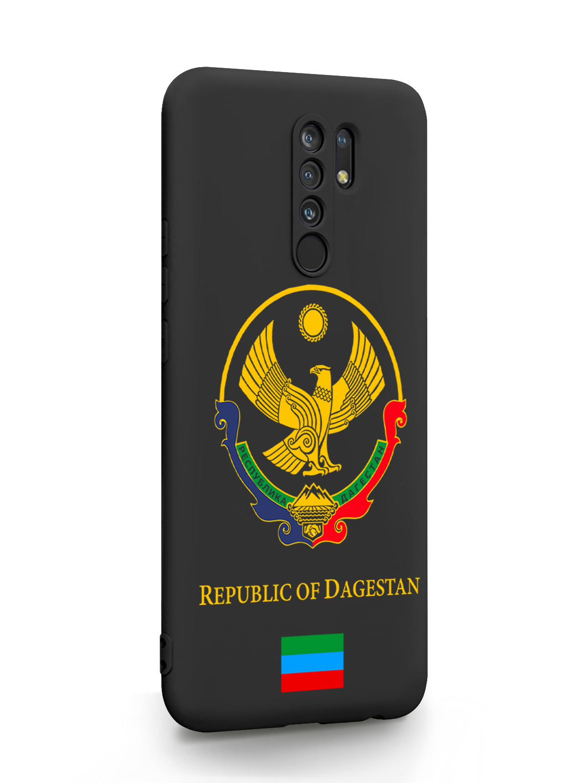 фото Чехол signumcase для xiaomi redmi 9 герб дагестана black