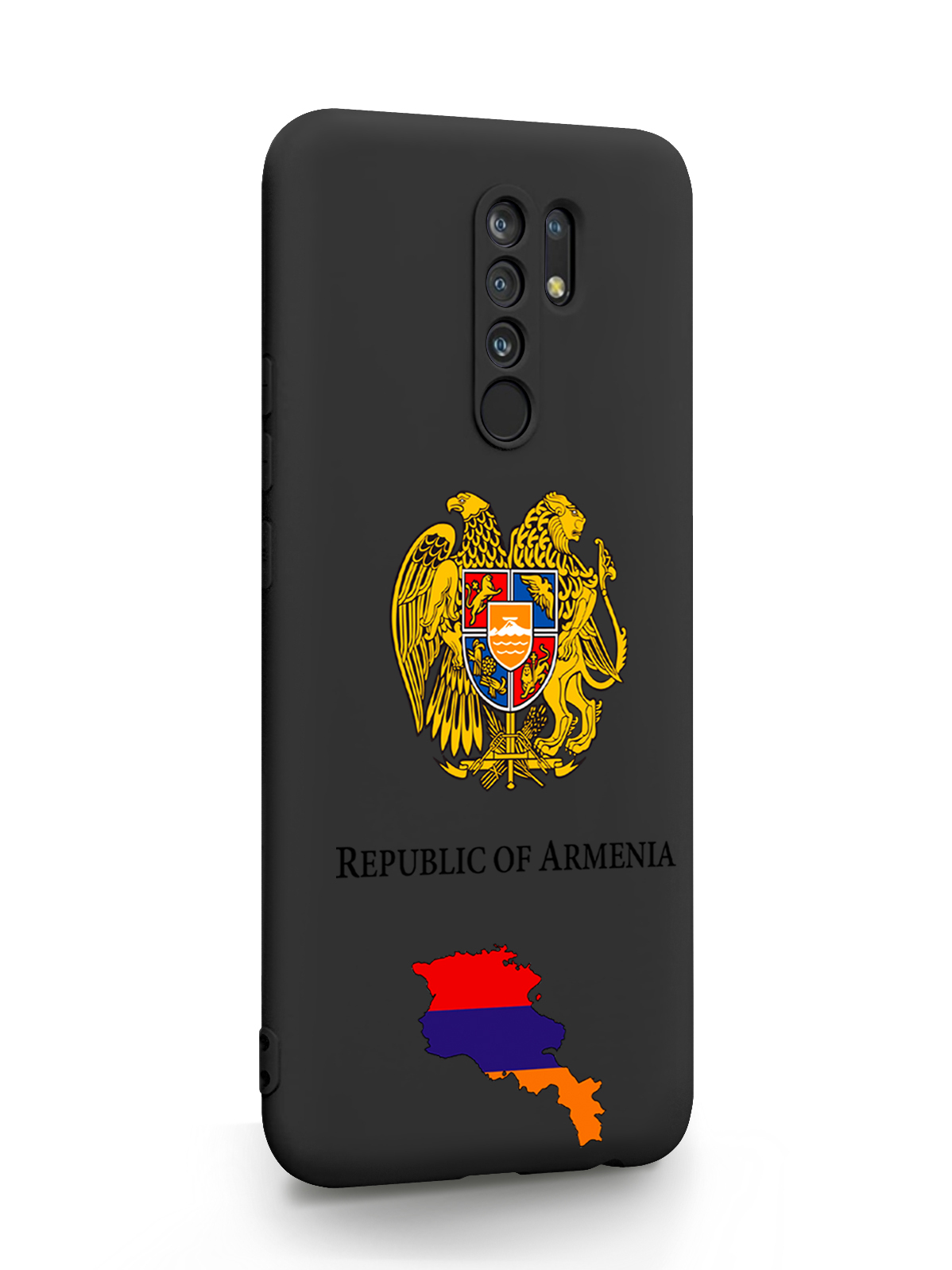 фото Чехол signumcase для xiaomi redmi 9 герб армении black