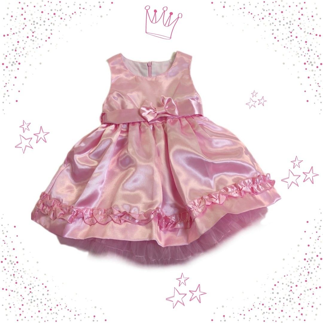 Платье детское Let`s Go 23 розовый, 86
