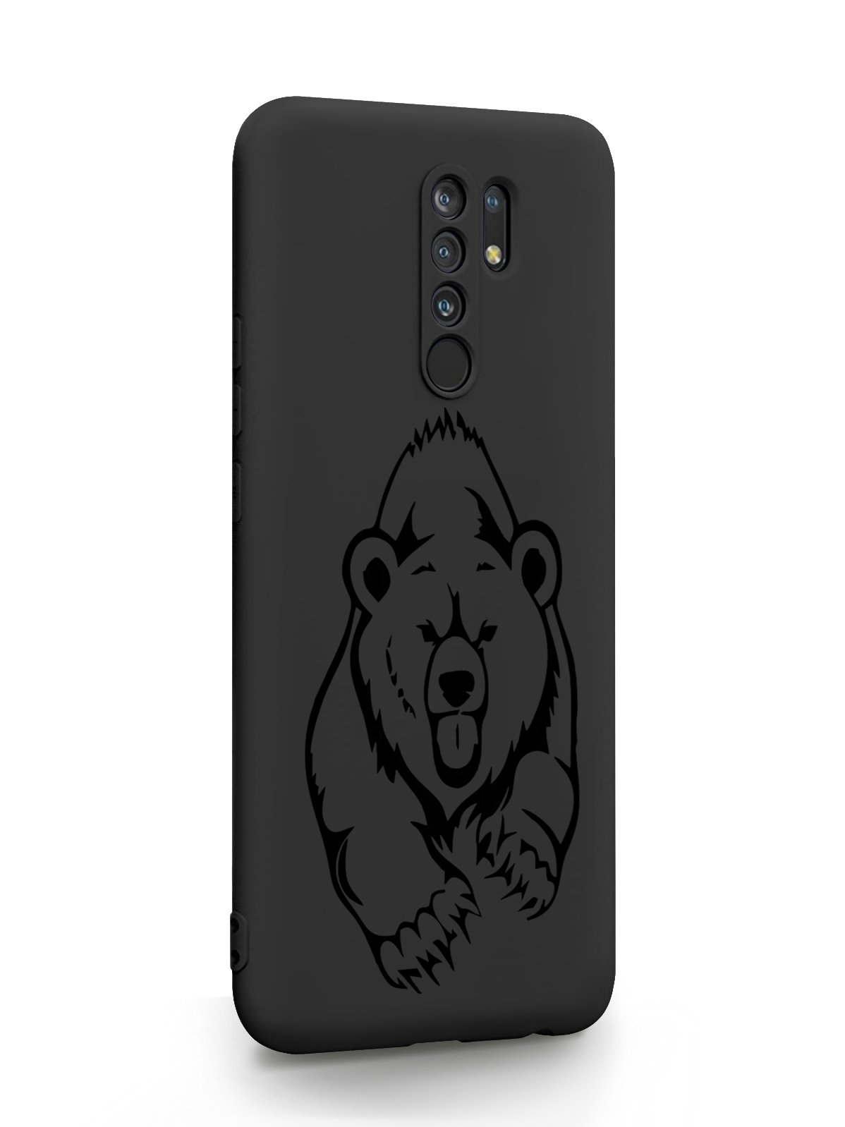 фото Чехол musthavecase для xiaomi redmi 9 медведь black