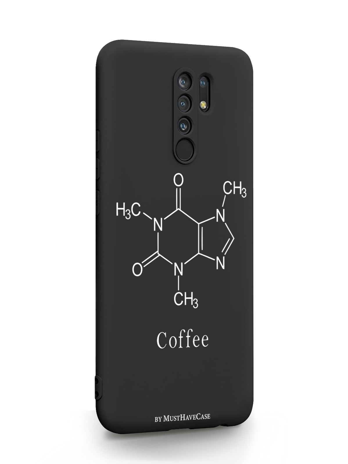 Чехол MustHaveCase для Xiaomi Redmi 9 Молекула кофе Black