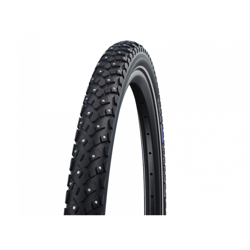 

Покрышка Schwalbe 26X2.00 Marathon Winter Plus Spiketire Wired Sg Black/Re, Черный