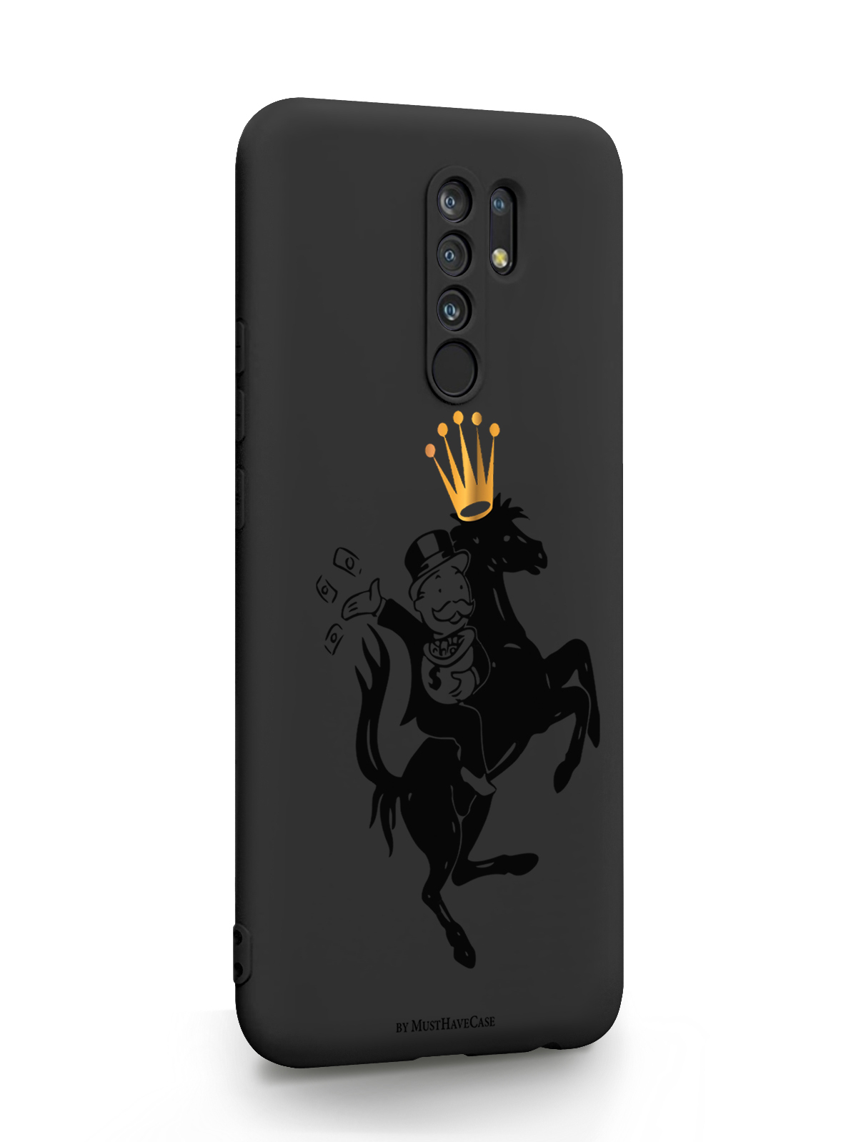 Чехол MustHaveCase для Xiaomi Redmi 9 Monopoly на коне Black