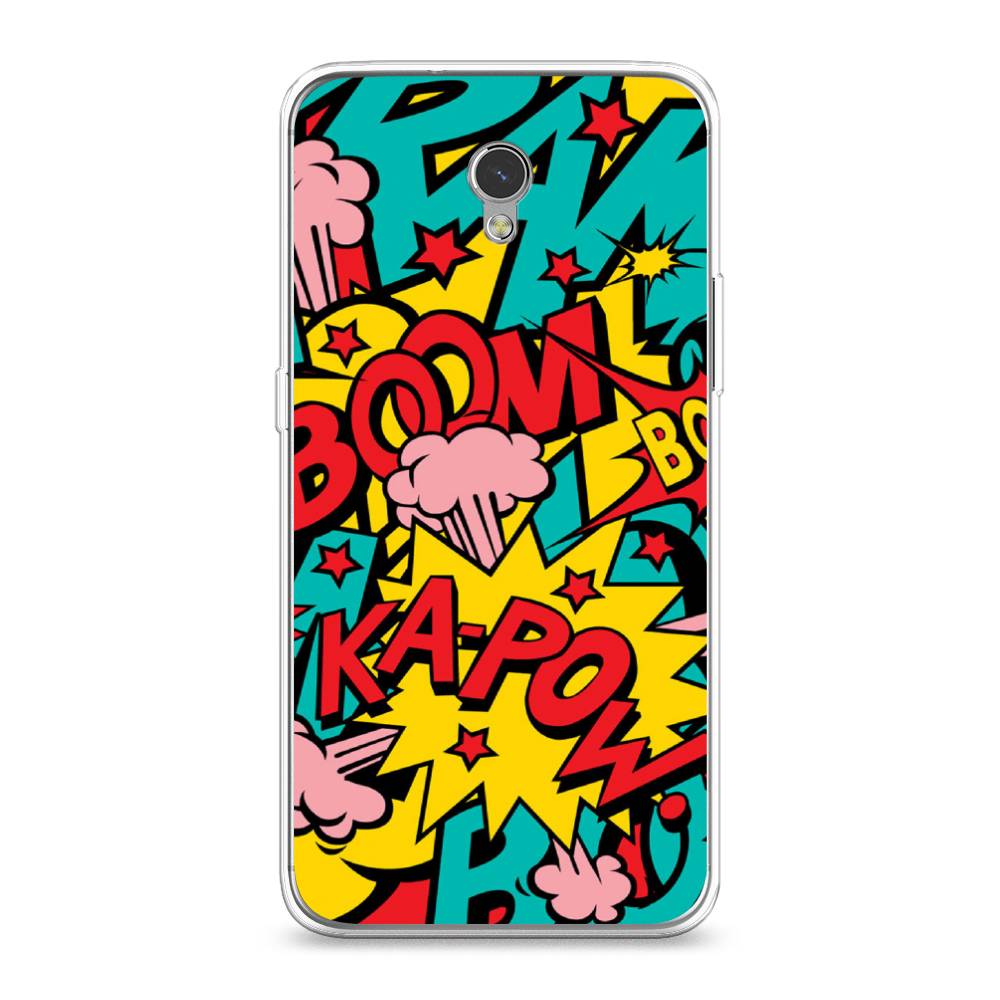 

Чехол Awog на ZTE Blade V7 / ЗТЕ Блэйд V7 "Постер pop art", Разноцветный, 131150-9