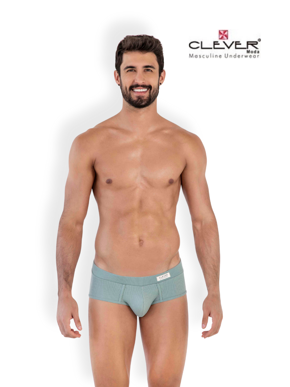 Трусы мужские Clever Masculine Underwear 1605 зеленые XL 3820₽