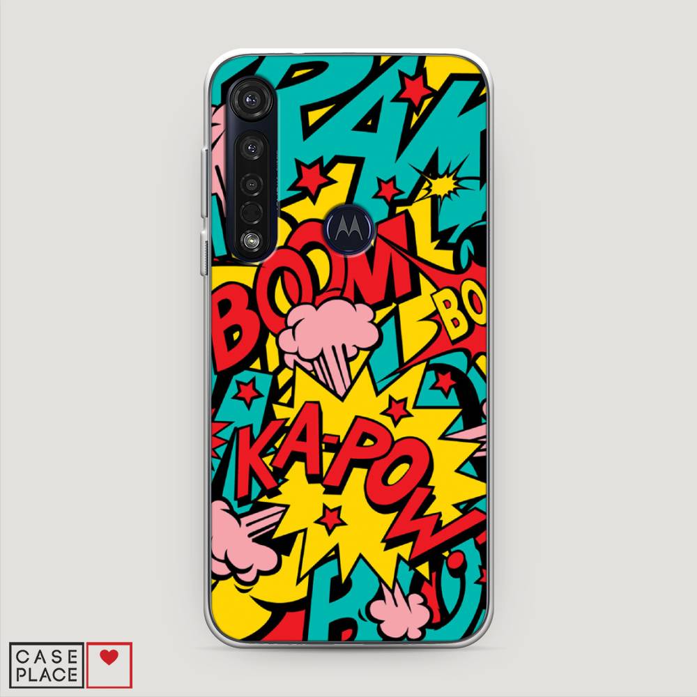 

Чехол Awog на Motorola Moto G8 Plus / Моторола Мото G8 Plus "Постер pop art", Разноцветный, 241450-9