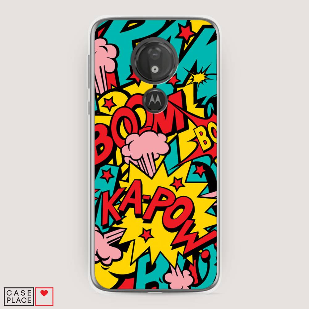 

Чехол Awog на Motorola Moto G7 Power / Моторола Мото G7 Power "Постер pop art", Разноцветный, 241350-9