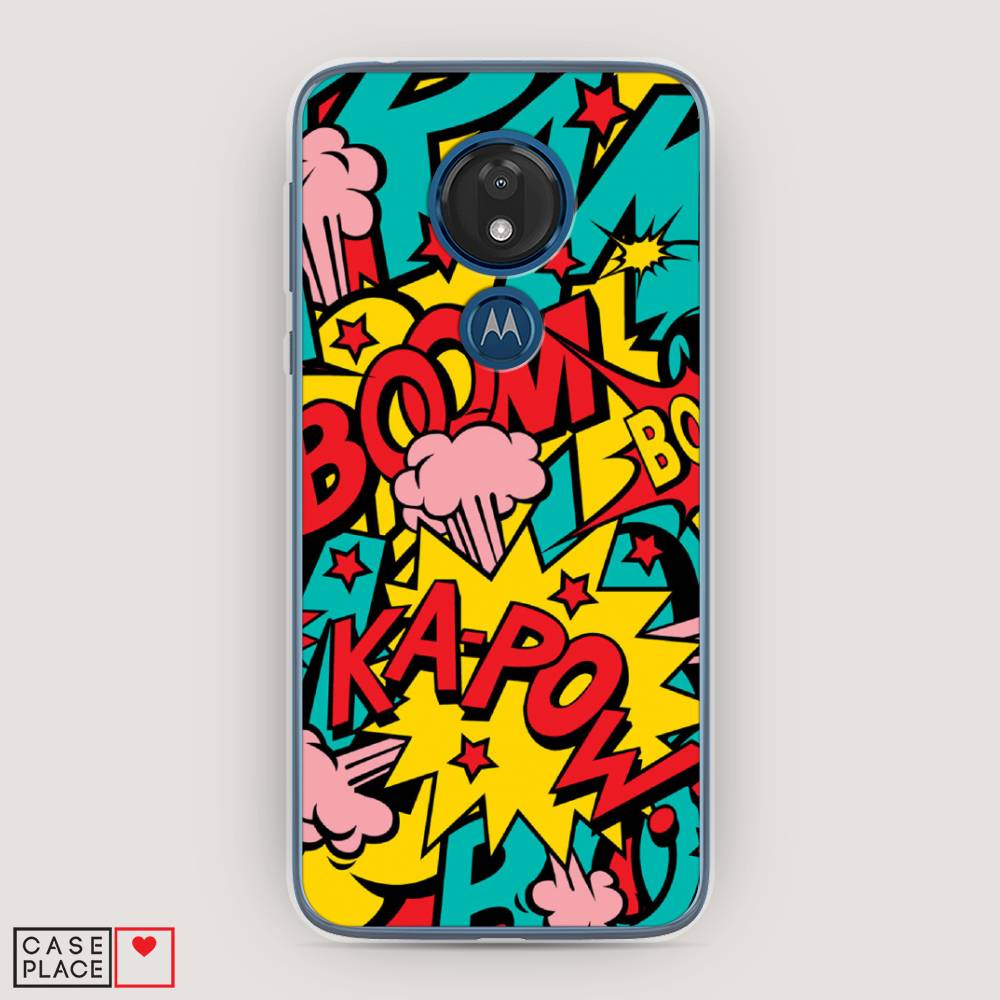 

Чехол Awog на Motorola Moto G7 / Моторола Мото G7 "Постер pop art", Разноцветный, 241150-9