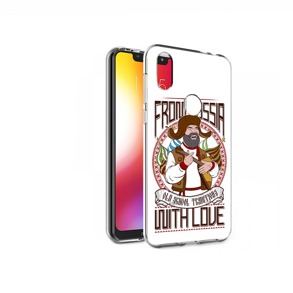 

Чехол MyPads Tocco для Motorola One русский мужчина (PT126881.369.590), Прозрачный, Tocco