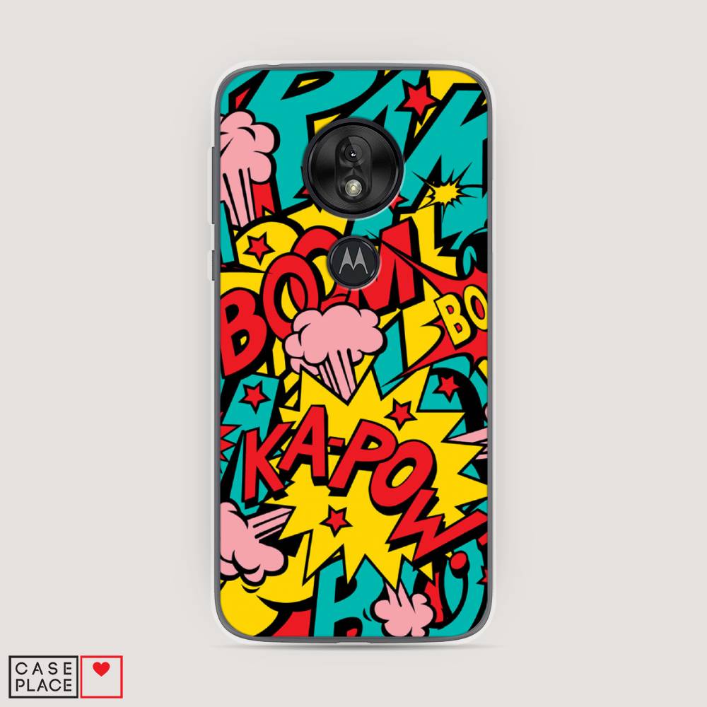 

Чехол Awog на Motorola Moto G7 Play / Моторола Мото G7 Play "Постер pop art", Разноцветный, 241250-9