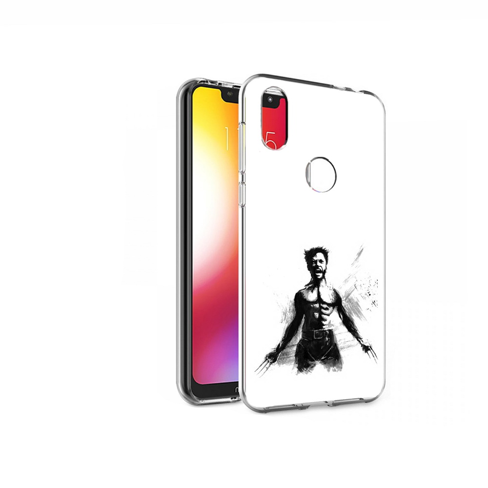 

Чехол MyPads Tocco для Motorola One росомаха (PT126881.369.587), Прозрачный, Tocco