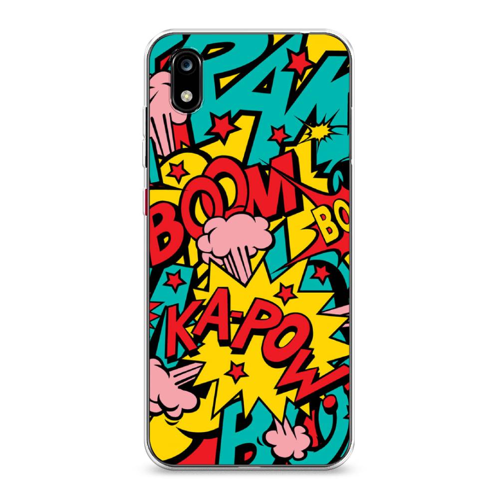 

Чехол Awog на ZTE Blade A7 2019 / ЗТЕ Блэйд A7 2019 "Постер pop art", Разноцветный, 133150-9