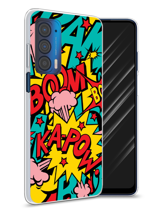 

Чехол Awog на Motorola Edge (2021) "Постер pop art", Разноцветный, 242950-9