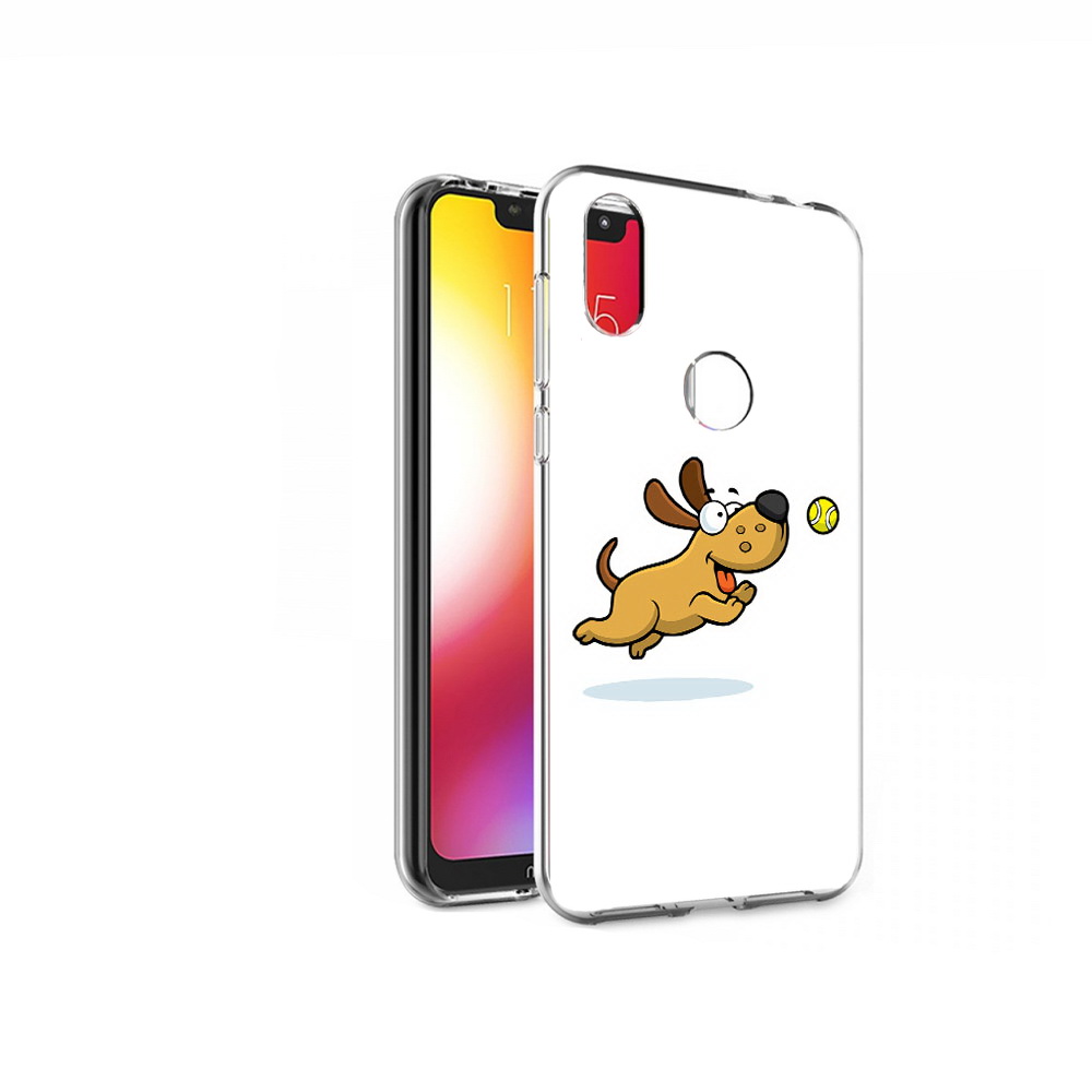 

Чехол MyPads Tocco для Motorola One пёсик (PT126881.369.563), Прозрачный, Tocco