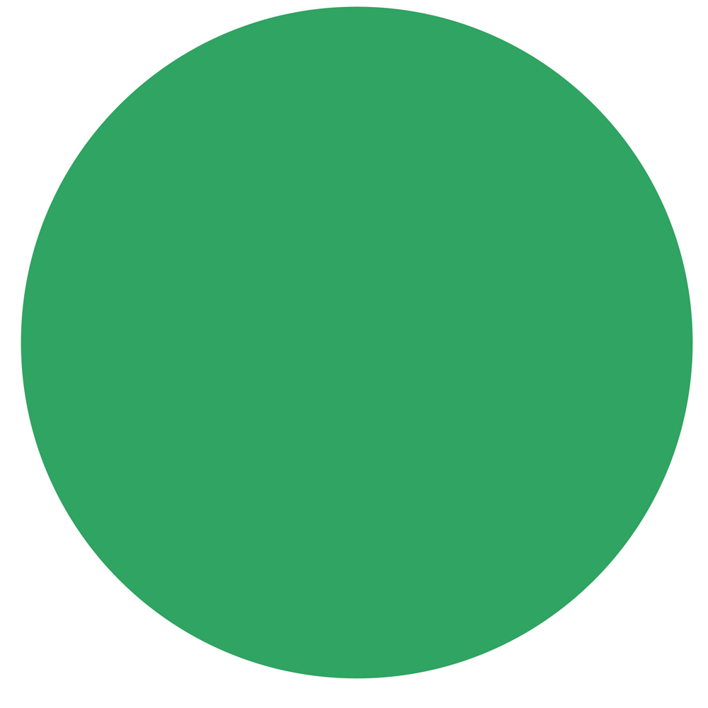 Оргстекло зеленое 3 мм, круг 19 см, 3 штуки